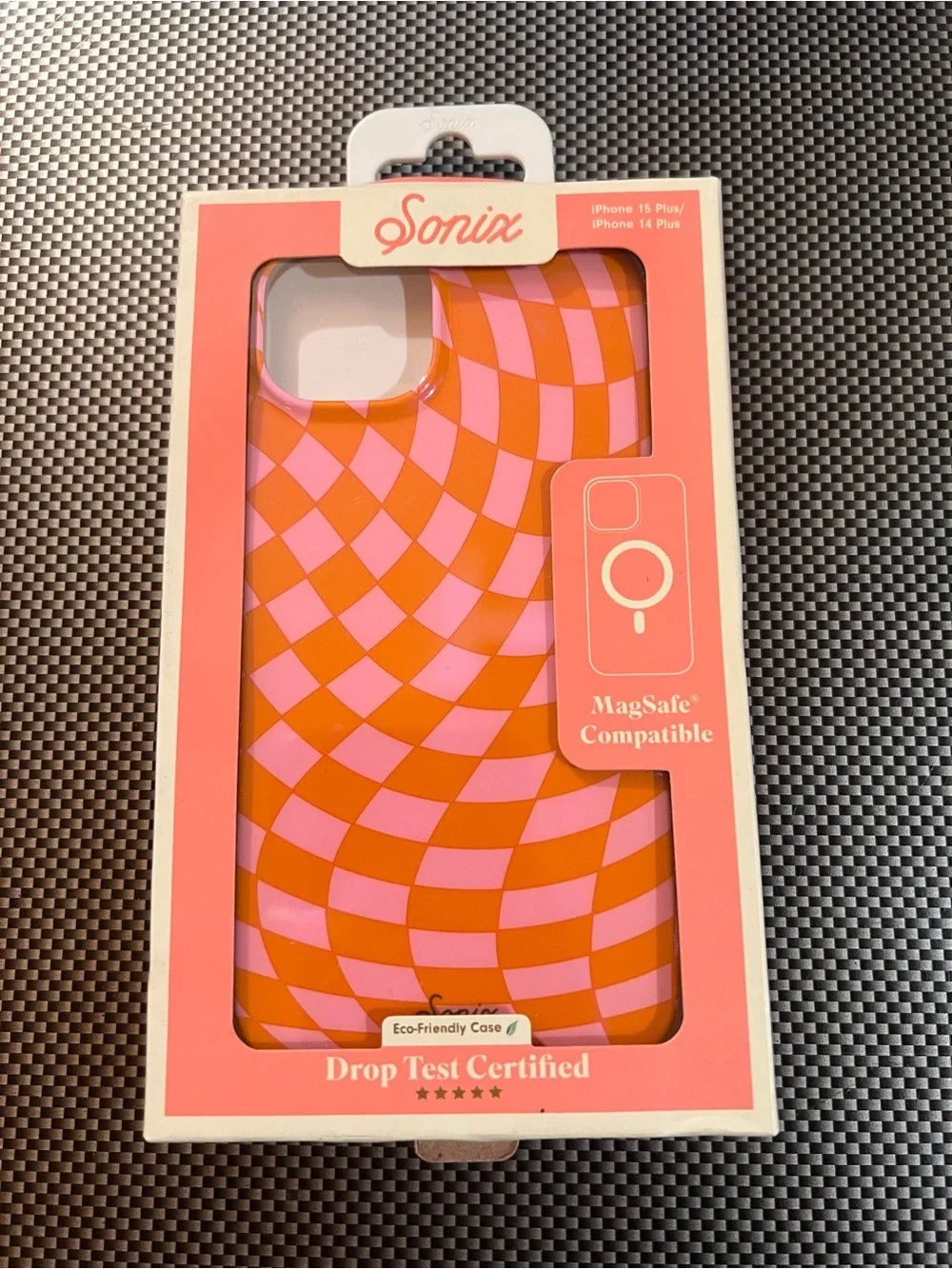 Sonix Pink & Orange MagSafe Compatible iPhone Case iPhone 15 plus and 14 plus
